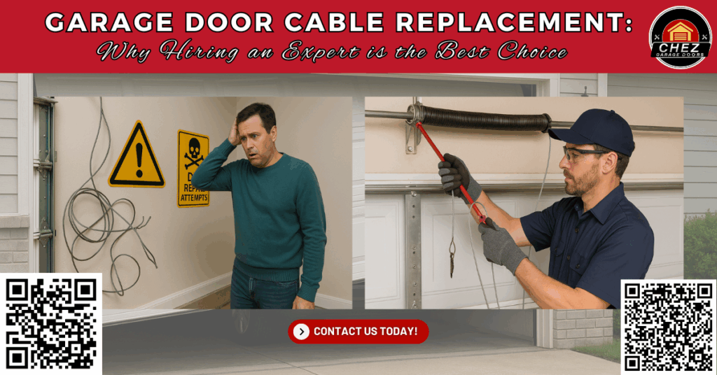 Garage Door Cable Replacement: Why Hiring an Expert is the Best Choice - Chez Garage Doors