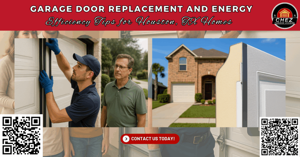 Garage Door Replacement and Energy Efficiency Tips for Houston, TX Homes - Chez Garage Doors