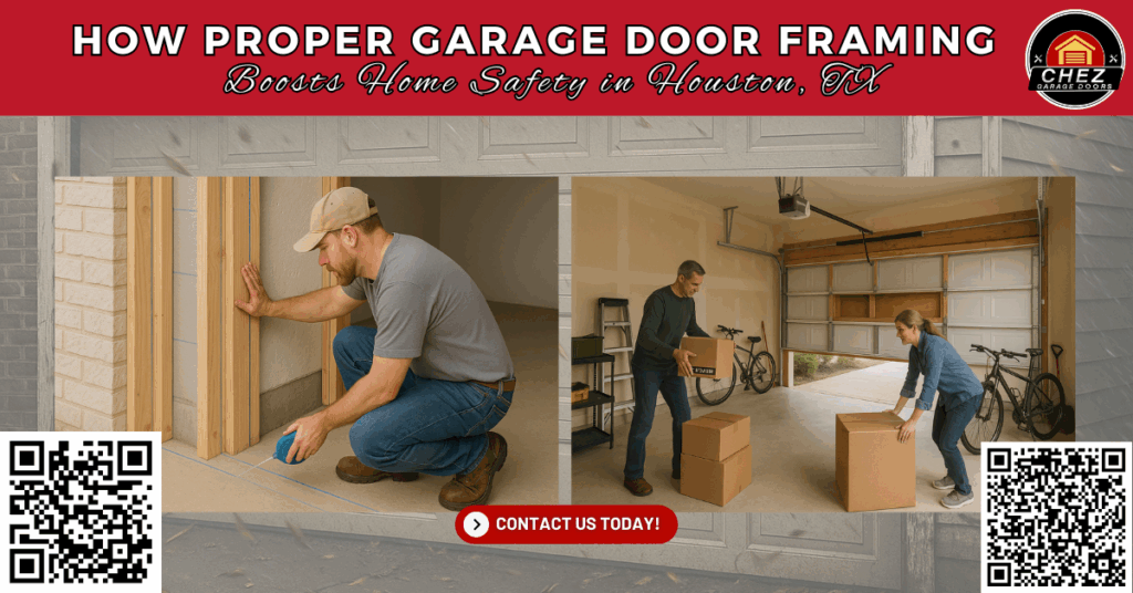 How Proper Garage Door Framing Boosts Home Safety in Houston, TX - Chez Garage Doors