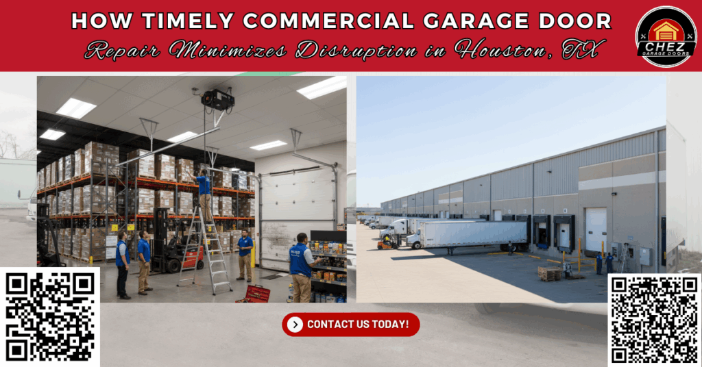 How Timely Commercial Garage Door Repair Minimizes Disruption In Houston, Tx 3 Chez Garage Doors 2